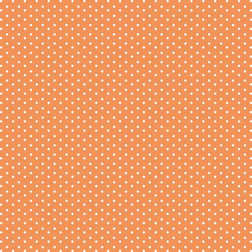 Printed Wafer Paper - Orange Dots - Click Image to Close